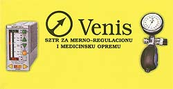 VENIS FOR MEASURING REGULATIONAL AND MEDICAL EQUIPMENT - Medical equipment, repair Beograd - Photo logo 
