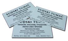 COURT INTERPRETER AND COURT TRANSLATOR - TRANSLATION BUREAU - Translators, translation services Beograd - Photo logo 