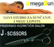 MEGA SUN SOLARIJUM - J SCISSORS - Cosmetics salons Beograd - Photo logo 