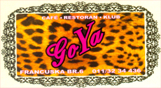 GOYA CLUB CAFE RESTAURANT - Bars and night-clubs Beograd - Photo logo 