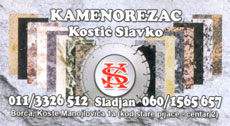 STONE CUTTER SLAVKO - Stone-carvers Beograd - Photo logo 