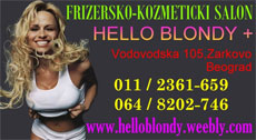 HELLO BLONDY + - Saloni lepote Beograd - Slika logo 