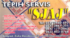 TEPIH SERVIS SJAJ