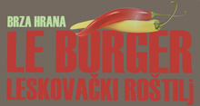 LESKOVAČKI ROŠTILJ LE BURGER