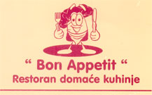 BON APPETIT RESTORAN DOMAĆE KUHINJE