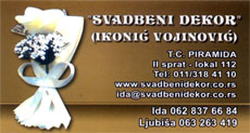 WEDDING DECOR IKONIC VOJINOVIC - Wedding planning Beograd - Photo logo 