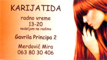 FRIZERSKO - KOZMETICKI SALON KARIJATIDA - Cosmetics salons Beograd - Photo logo 