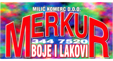 MILIĆ KOMERC DOO - PRODAVNICA MERKUR - Boje i lakovi Beograd - Slika logo 