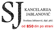 OFFICE JABLANOVIC - COURT INTERPRETER FOR GERMANY - Translators, translation services Beograd - Photo logo 