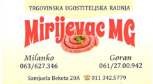 RESTORAN MIRIJEVAC MG