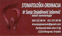 DR SANJA STOJADINOVIĆ JAŠAREVIĆ STOMATOLOŠKA ORDINACIJA