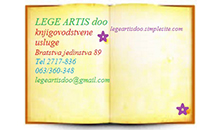 LEGE ARTIS AGENCY - Book-keeping agencies Beograd - Photo logo 