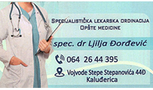 DR LJILJA ĐORĐEVIĆ SPECIJALISTIČKA LEKARSKA ORDINACIJA
