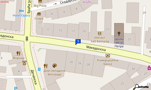 ОМЛАДИНСКАЯ КООПЕРАЦИЯ ДОБ Македонска 22/II, Стари град