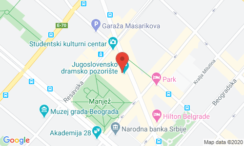JUGOSLOVENSKO DRAMSKO POZORIŠTE (JDP) Kralja Milana 50