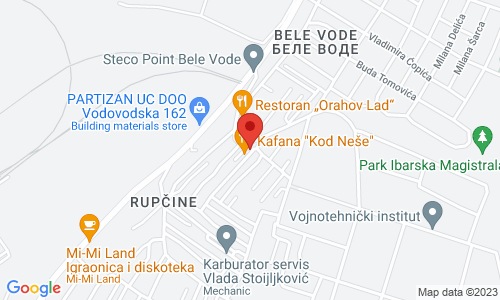 KAFANA KOD NESE 11 Ratka Resanovica st., Bele Vode