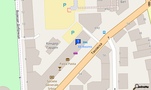 GLASS - KOMESTA 49 Takovska st., Palilula