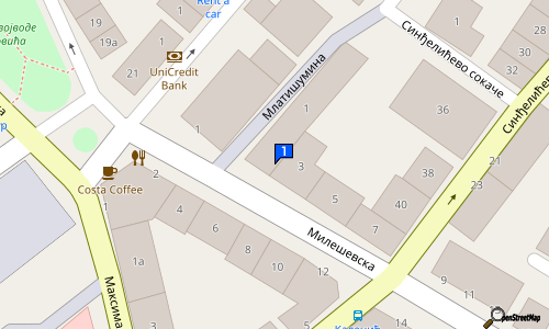 SARA 13 3/III Milesevska st., Vracar