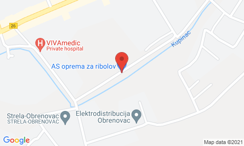 AS RIBOLOVAČKA OPREMA Boška Buhe 90, Obrenovac