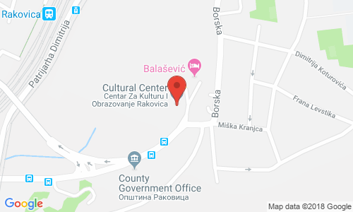 CENTAR ZA KULTURU I OBRAZOVANJE RAKOVICA Miška Kranjca 7, Rakovica