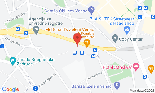 ŠIŠ ĆEVAP MIG Brankova 3, Zeleni venac