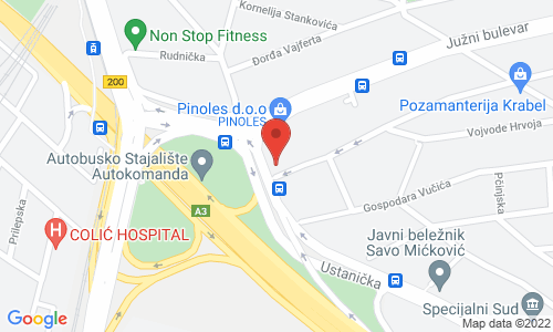 KAFETERIJA KOMANDA Ustanička 7, Vračar