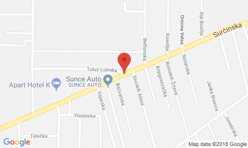 SUNCE AGENCY 109 Surcinska st., Novi Beograd